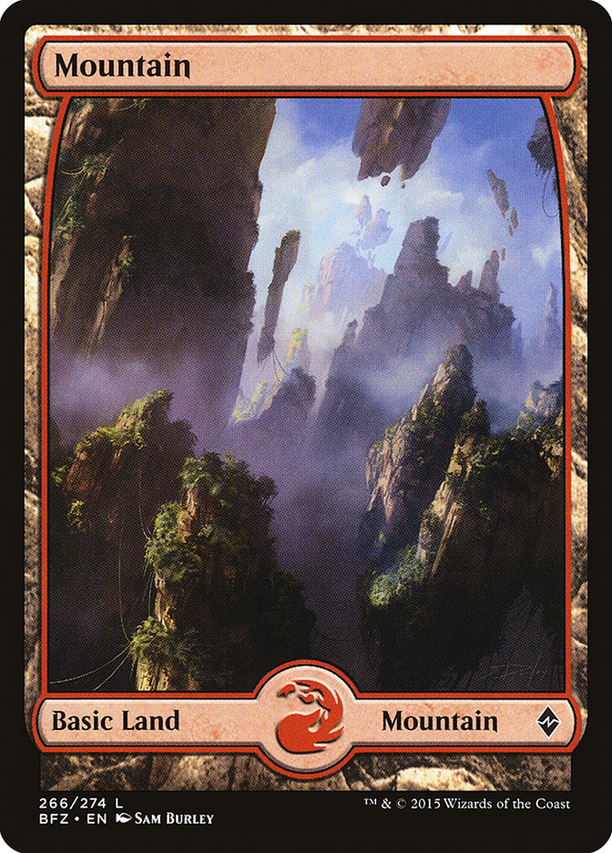 Mountain (266) [Battle for Zendikar] | Grognard Games