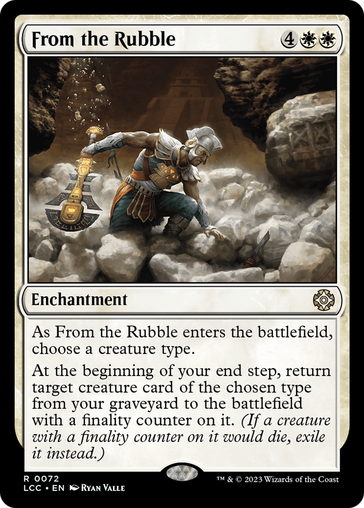 From the Rubble [The Lost Caverns of Ixalan Commander] | Grognard Games