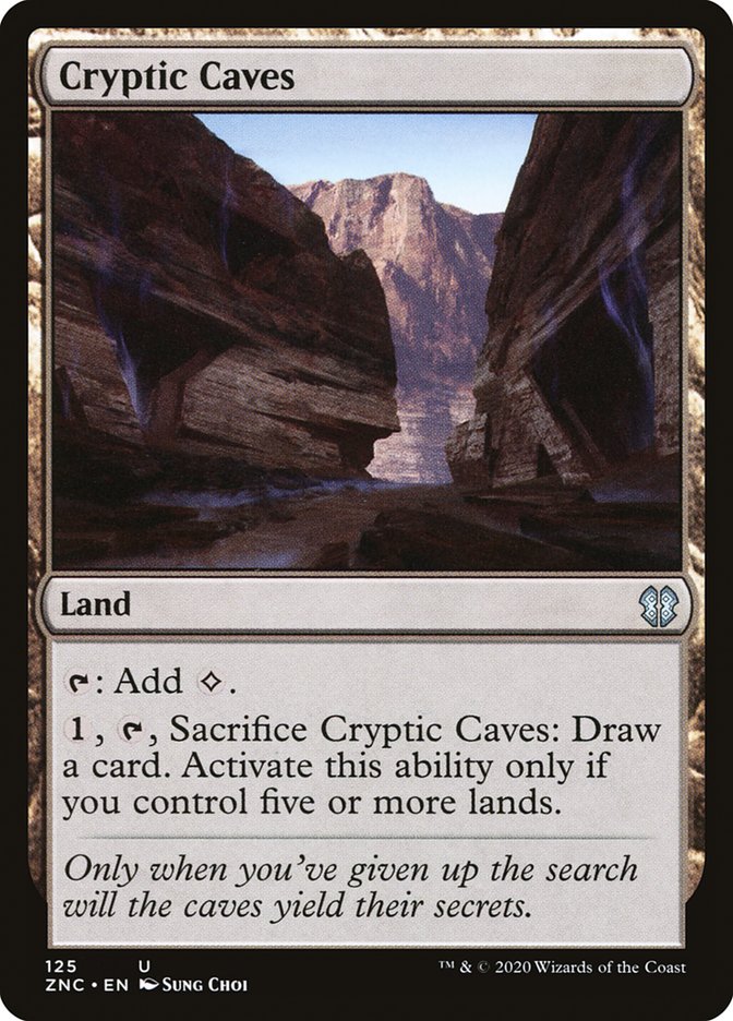 Cryptic Caves [Zendikar Rising Commander] | Grognard Games