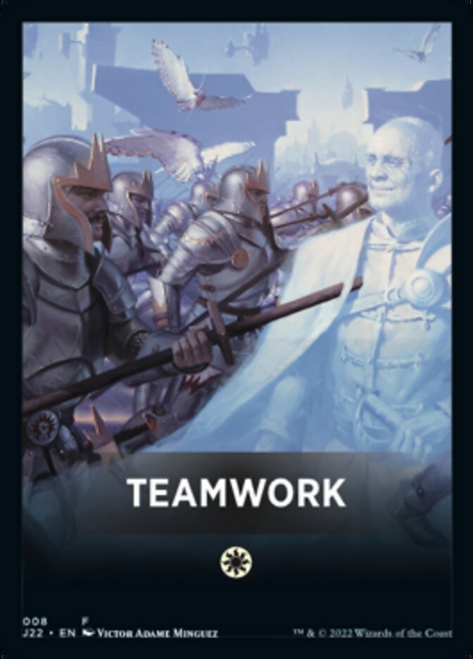 Teamwork Theme Card [Jumpstart 2022 Front Cards] | Grognard Games