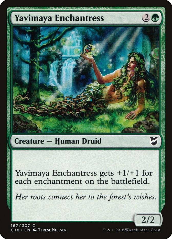 Yavimaya Enchantress [Commander 2018] | Grognard Games