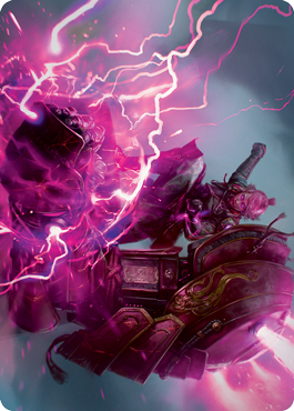 Voltage Surge Art Card [Kamigawa: Neon Dynasty Art Series] | Grognard Games