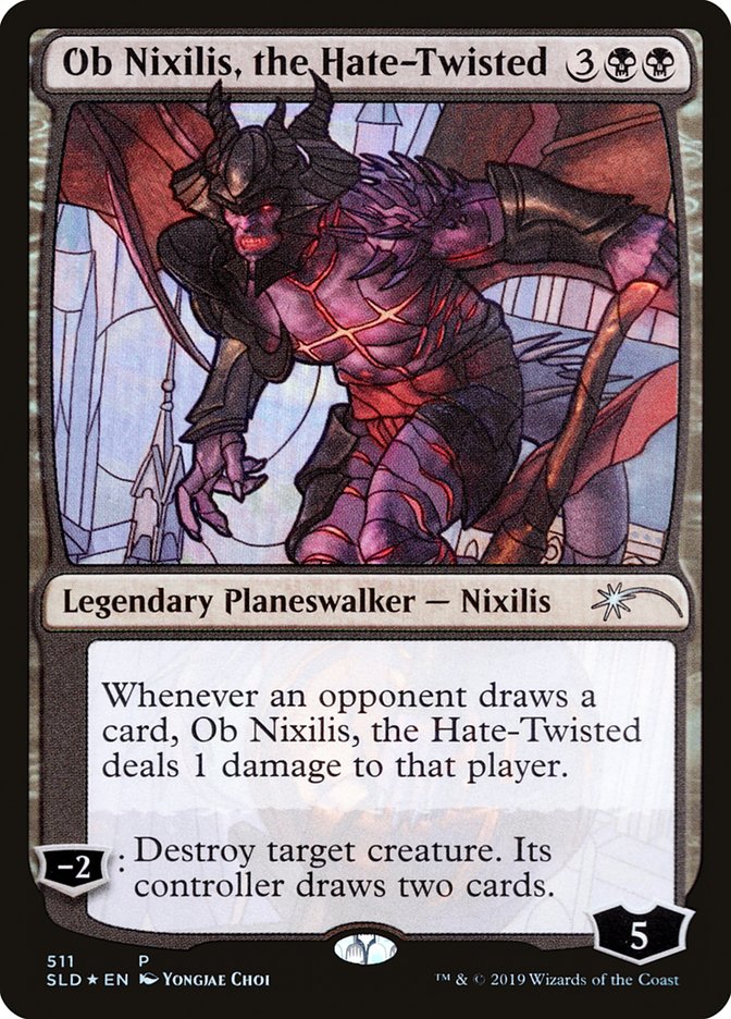 Ob Nixilis, the Hate-Twisted (Stained Glass) [Secret Lair Drop Promos] | Grognard Games