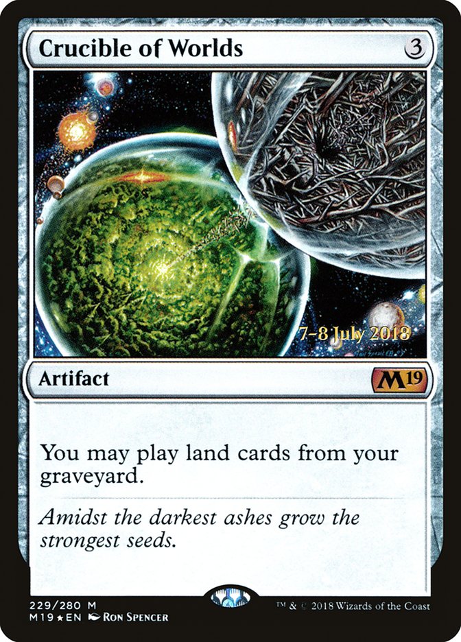 Crucible of Worlds  [Core Set 2019 Prerelease Promos] | Grognard Games