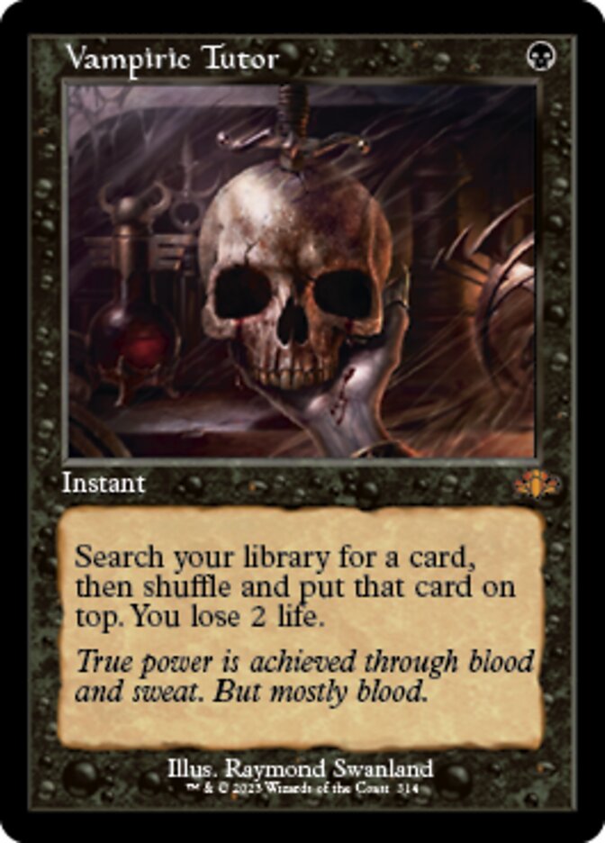 Vampiric Tutor (Retro) [Dominaria Remastered] | Grognard Games