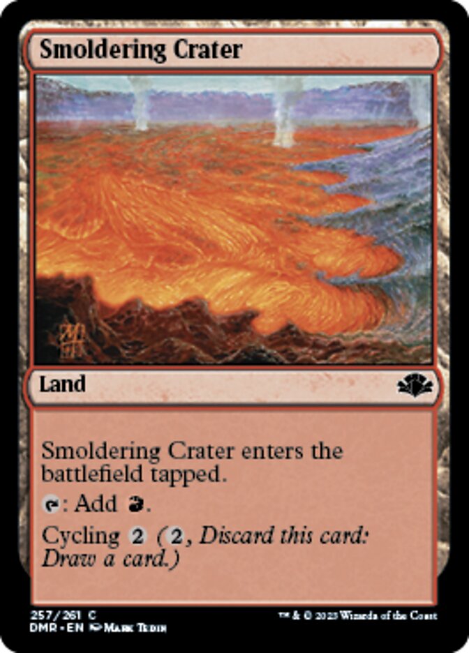 Smoldering Crater [Dominaria Remastered] | Grognard Games