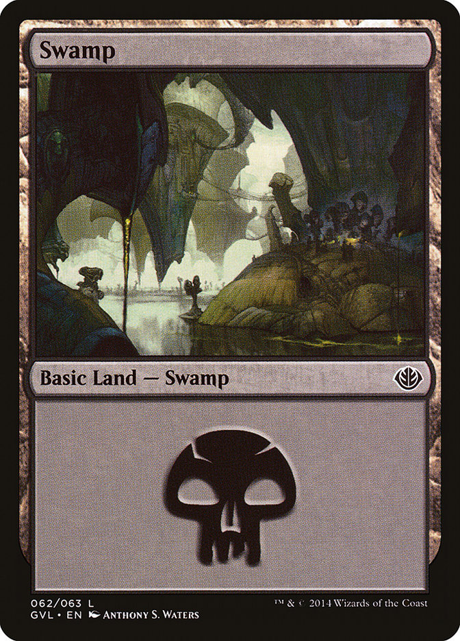 Swamp (62) (Garruk vs. Liliana) [Duel Decks Anthology] | Grognard Games