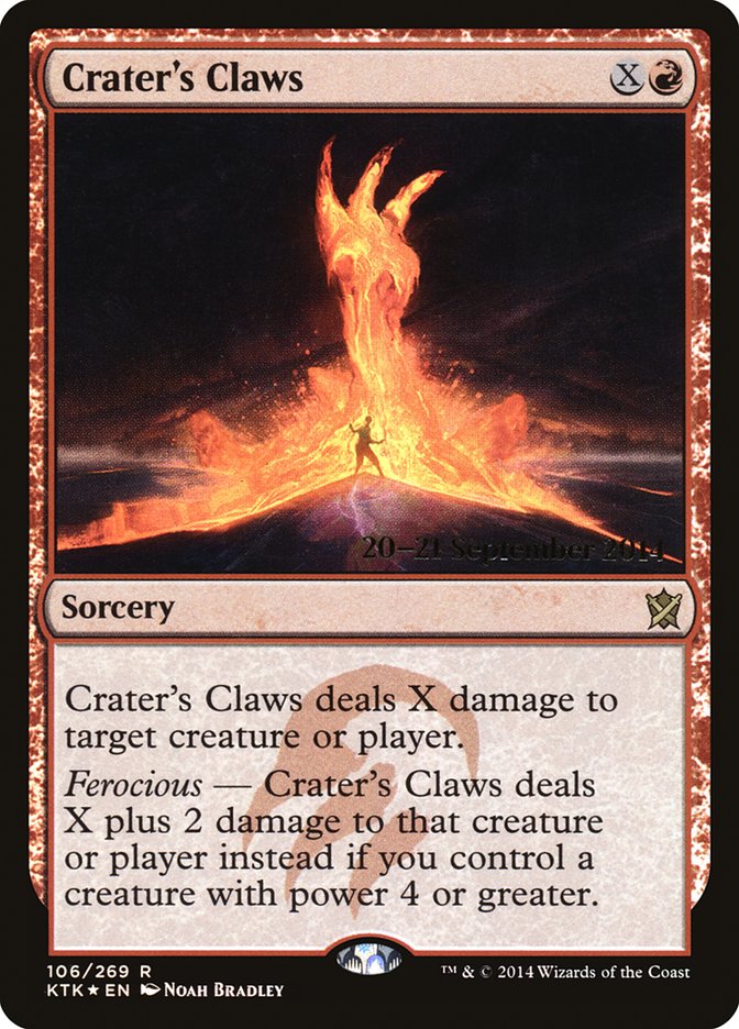 Crater's Claws  [Khans of Tarkir Prerelease Promos] | Grognard Games