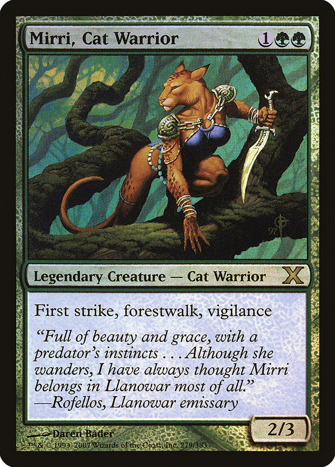 Mirri, Cat Warrior (Premium Foil) [Tenth Edition] | Grognard Games