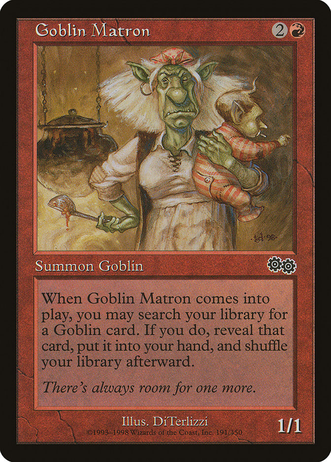 Goblin Matron [Urza's Saga] | Grognard Games