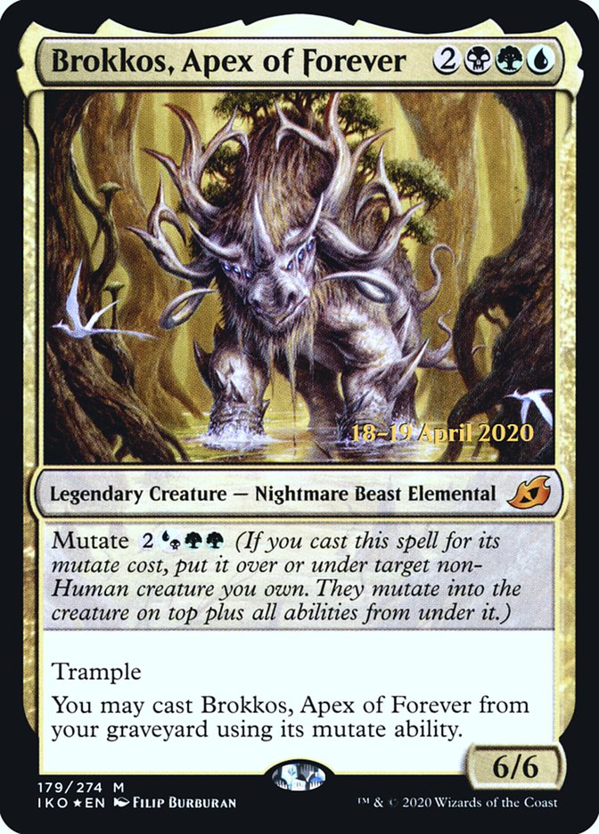 Brokkos, Apex of Forever  [Ikoria: Lair of Behemoths Prerelease Promos] | Grognard Games