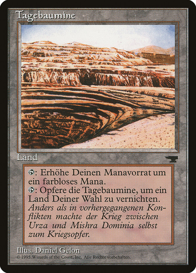 Strip Mine (German) - "Tagebaumine" [Renaissance] | Grognard Games