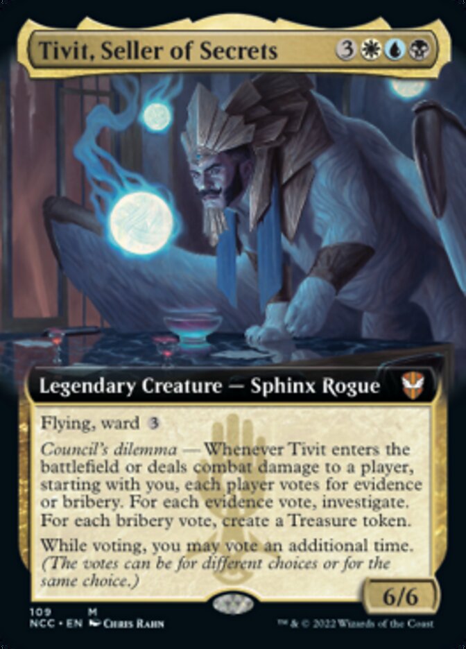 Tivit, Seller of Secrets (Extended Art) [Streets of New Capenna Commander] | Grognard Games