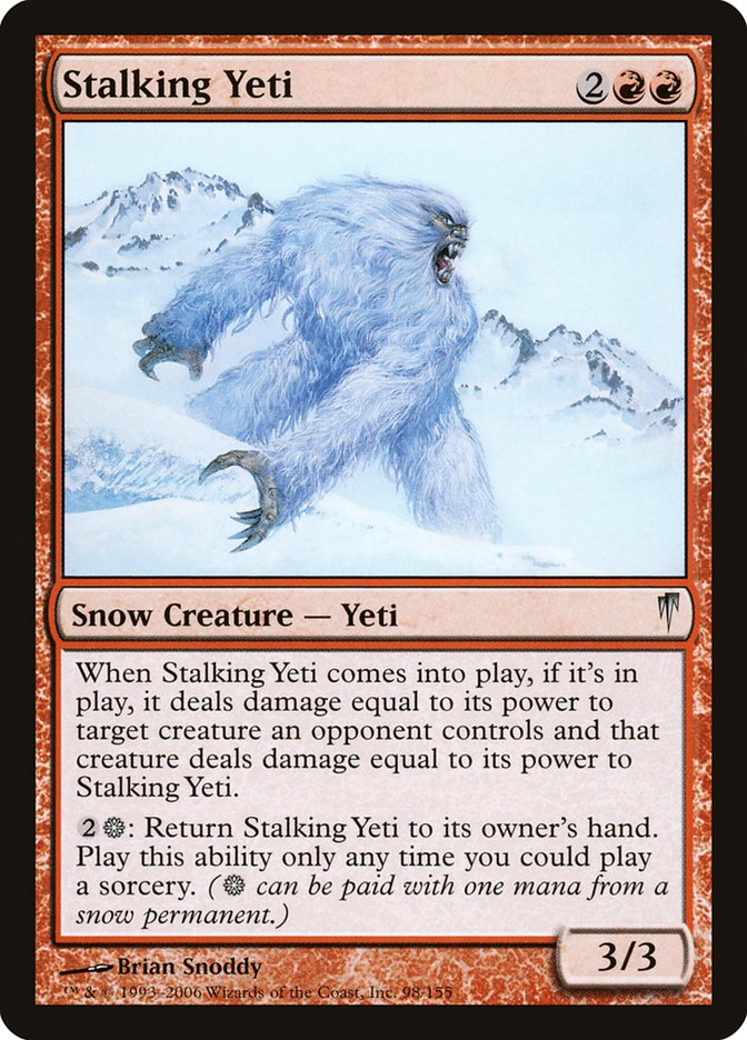 Stalking Yeti [Coldsnap] | Grognard Games