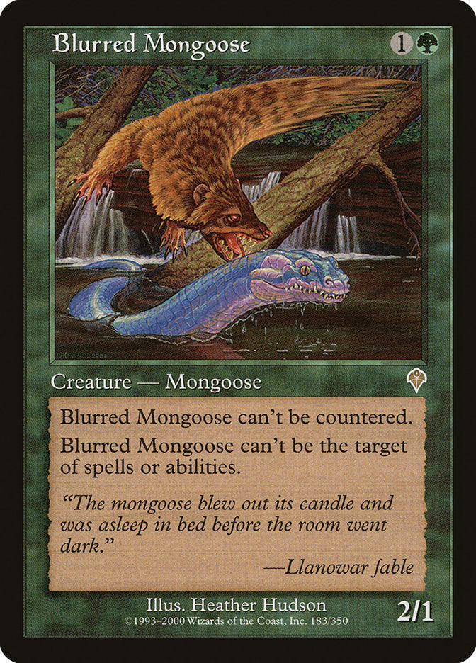 Blurred Mongoose [Invasion] | Grognard Games