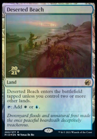 Deserted Beach [Innistrad: Midnight Hunt Prerelease Promos] | Grognard Games