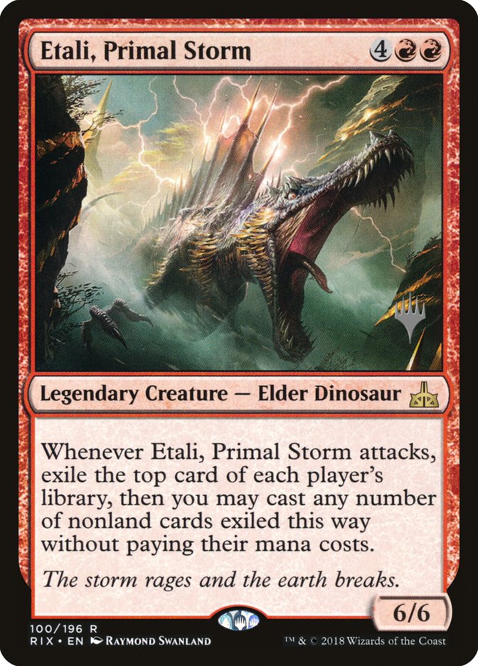 Etali, Primal Storm (Promo Pack) [Rivals of Ixalan Promos] | Grognard Games