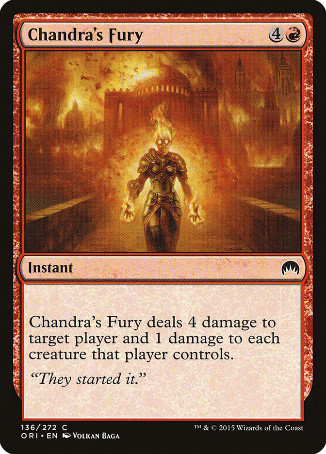 Chandra's Fury [Magic Origins] | Grognard Games