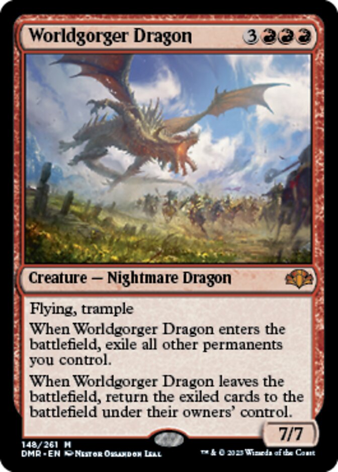 Worldgorger Dragon [Dominaria Remastered] | Grognard Games