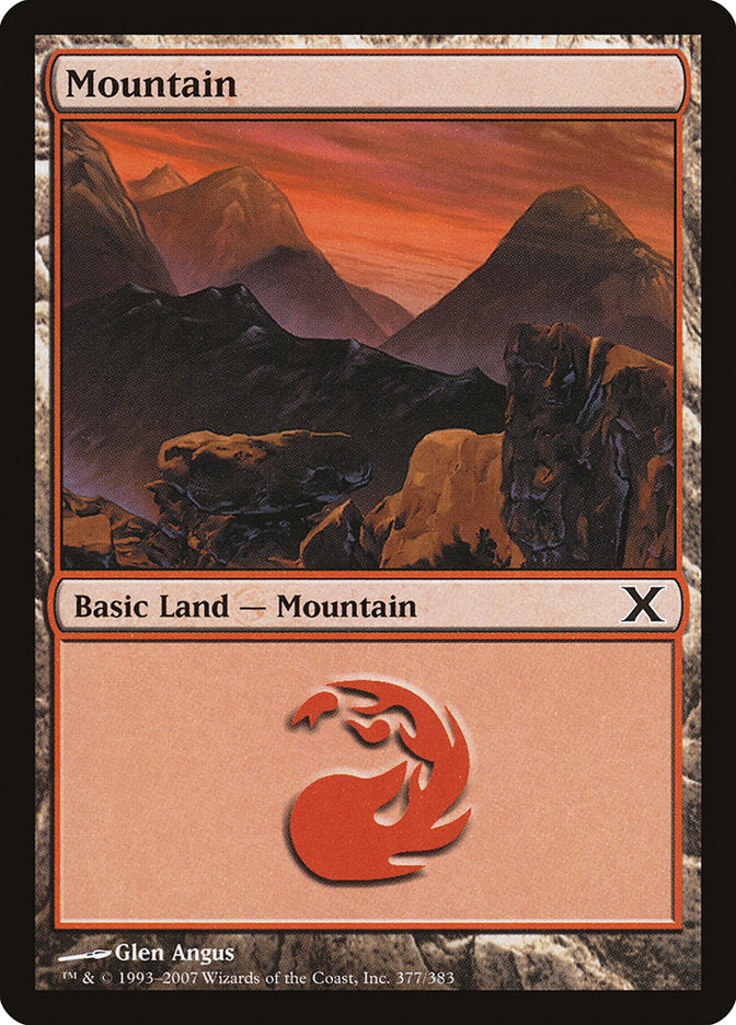 Mountain (377) [Tenth Edition] | Grognard Games