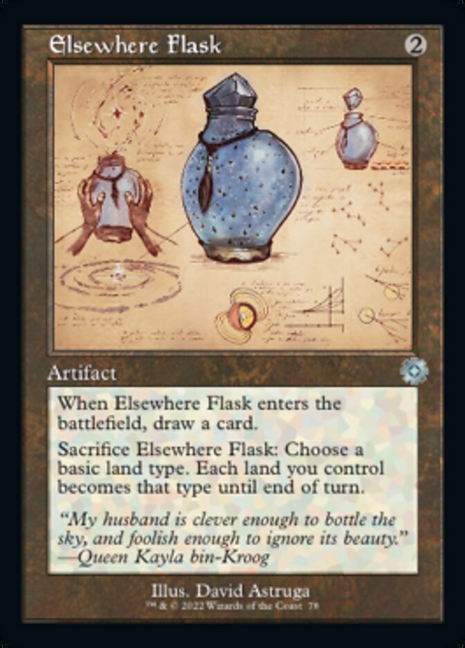 Elsewhere Flask (Retro Schematic) [The Brothers' War Retro Artifacts] | Grognard Games