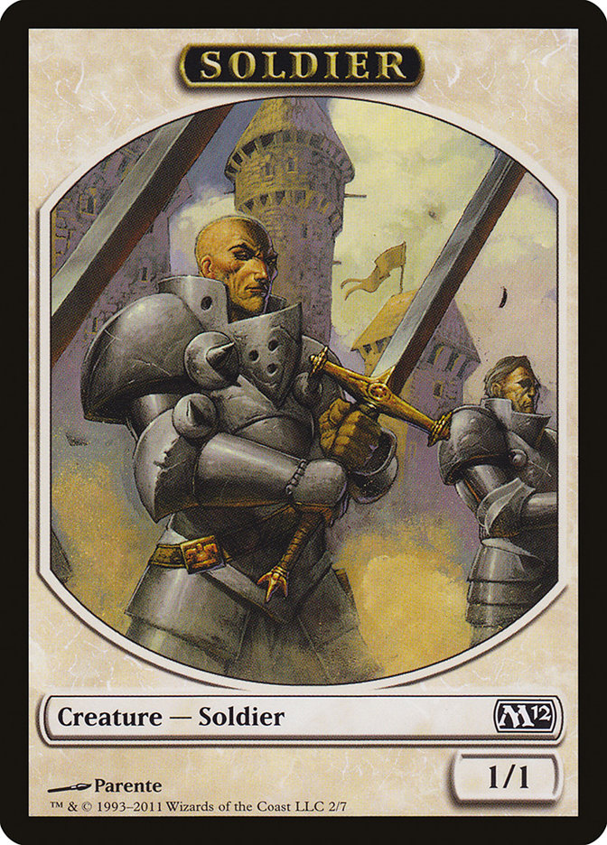 Soldier [Magic 2012 Tokens] | Grognard Games