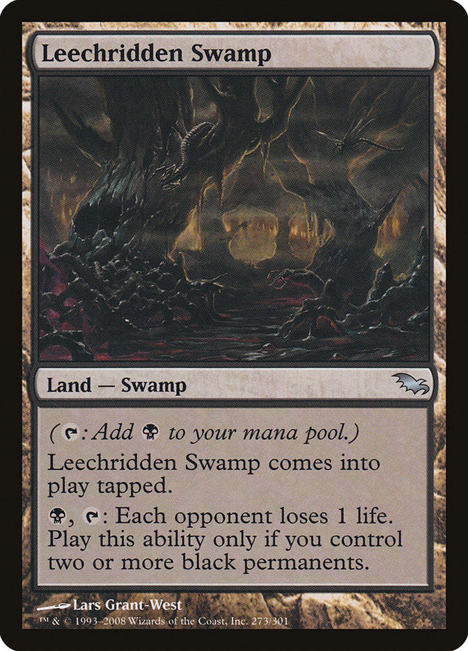 Leechridden Swamp [Shadowmoor] | Grognard Games