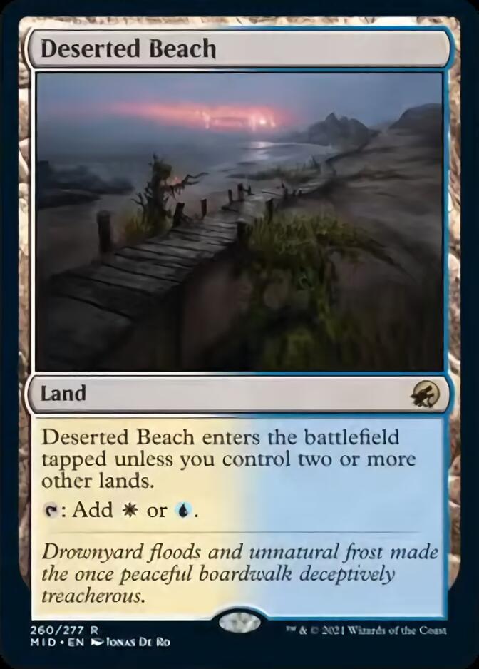 Deserted Beach [Innistrad: Midnight Hunt] | Grognard Games