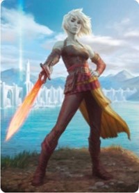 Nahiri, Heir of the Ancients 1 Art Card [Zendikar Rising Art Series] | Grognard Games