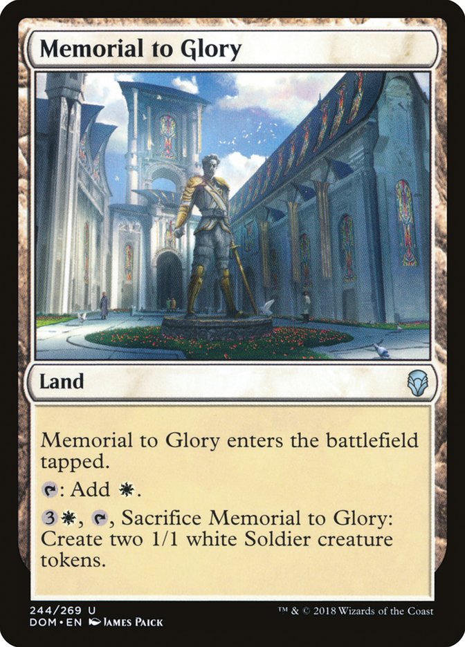 Memorial to Glory [Dominaria] | Grognard Games
