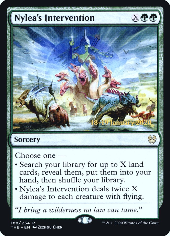 Nylea's Intervention [Theros Beyond Death Prerelease Promos] | Grognard Games