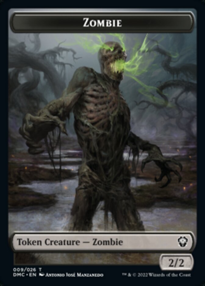 Zombie Token [Dominaria United Commander Tokens] | Grognard Games