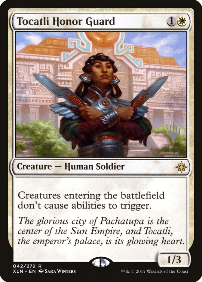 Tocatli Honor Guard (Promo Pack) [Ixalan Promos] | Grognard Games