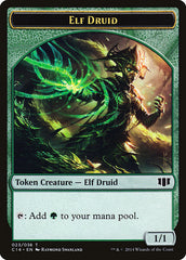 Elf Druid // Beast (020/036) Double-sided Token [Commander 2014 Tokens] | Grognard Games