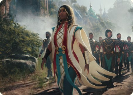 Queen Kayla bin-Kroog Art Card [The Brothers' War Art Series] | Grognard Games