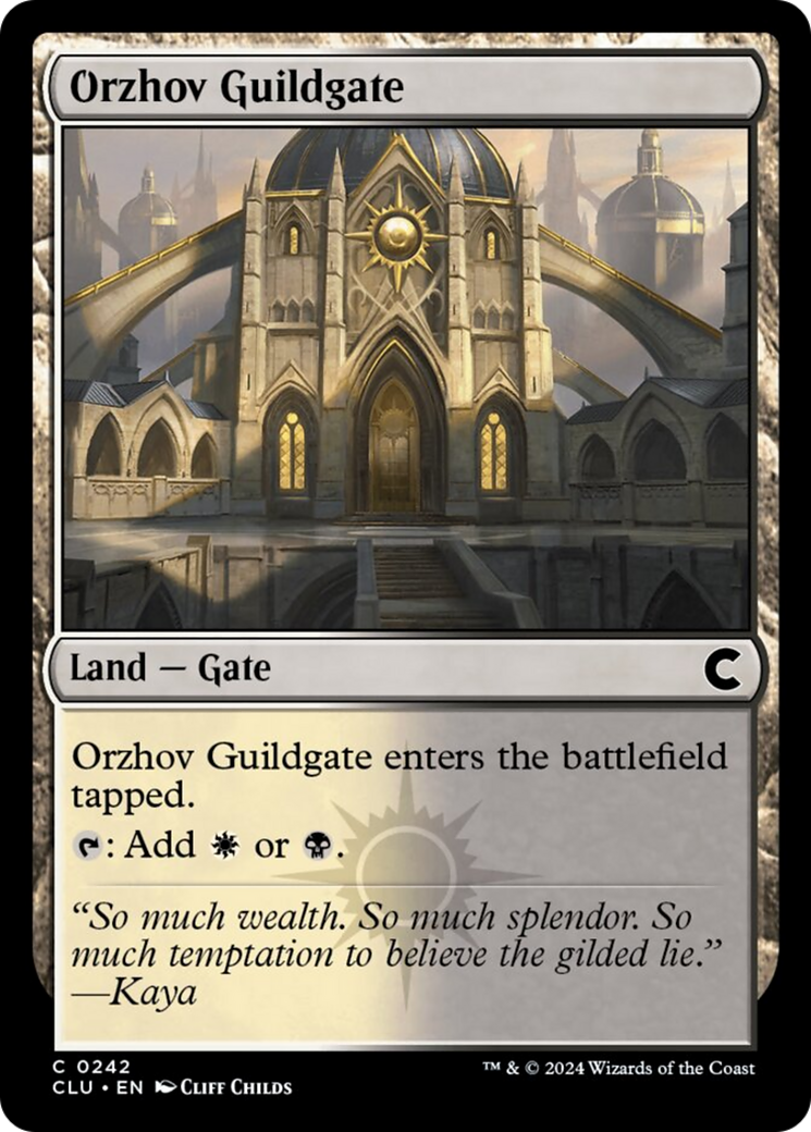 Orzhov Guildgate [Ravnica: Clue Edition] | Grognard Games