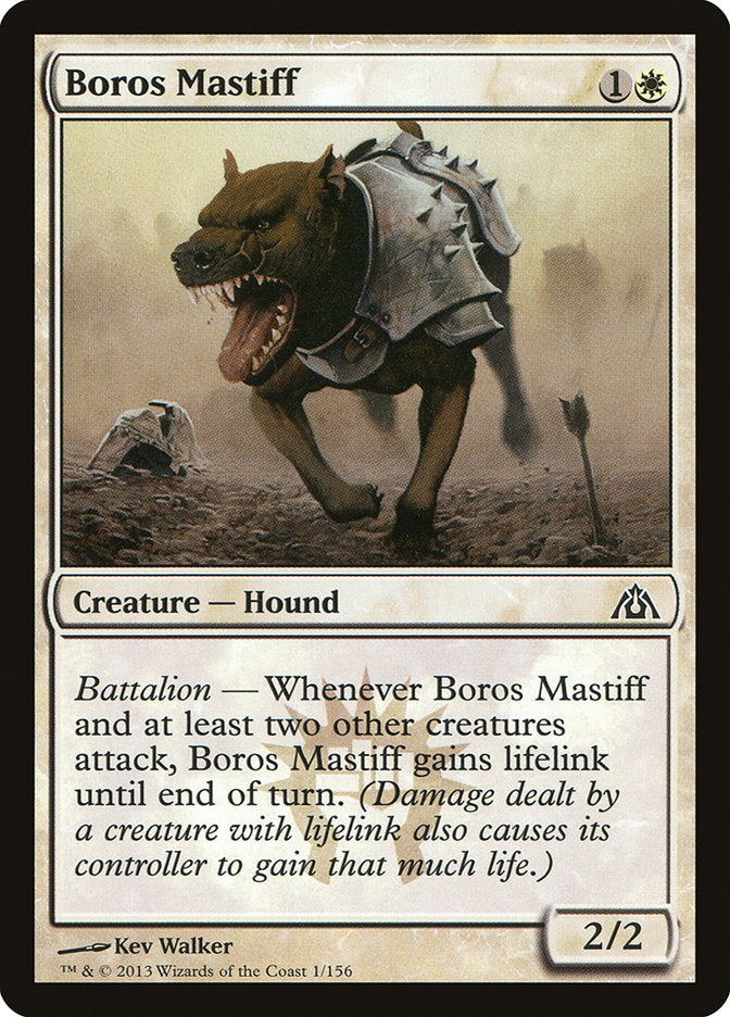 Boros Mastiff [Dragon's Maze] | Grognard Games