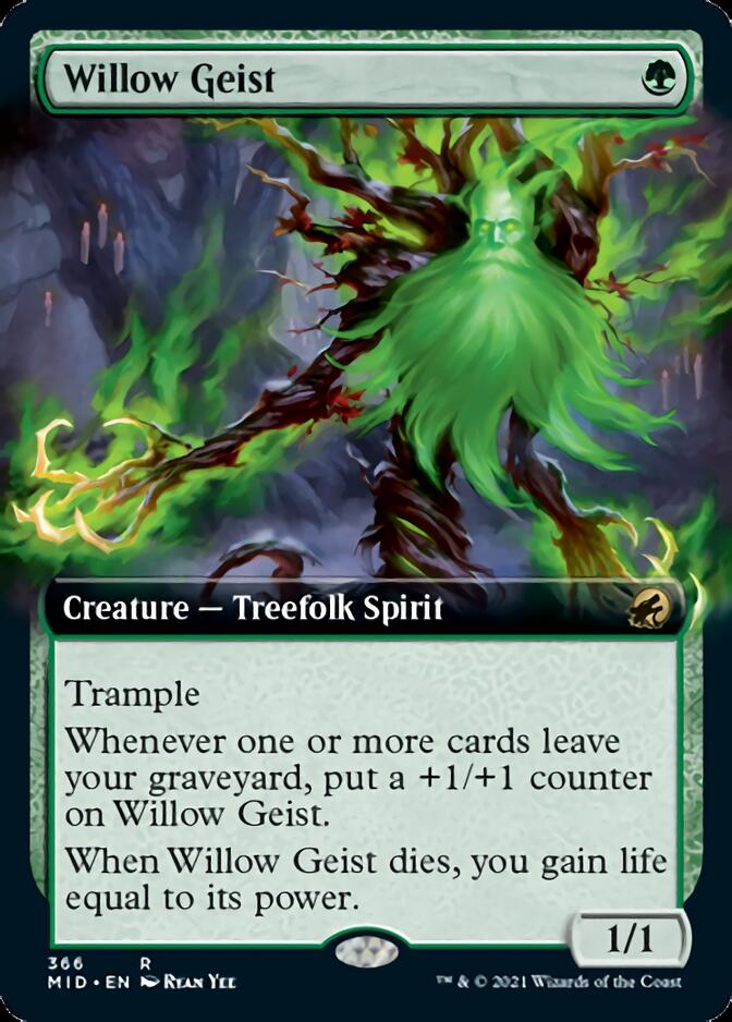 Willow Geist (Extended) [Innistrad: Midnight Hunt] | Grognard Games