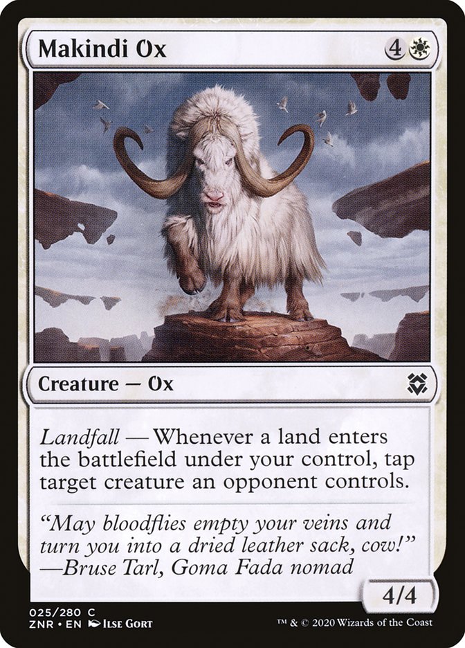 Makindi Ox [Zendikar Rising] | Grognard Games