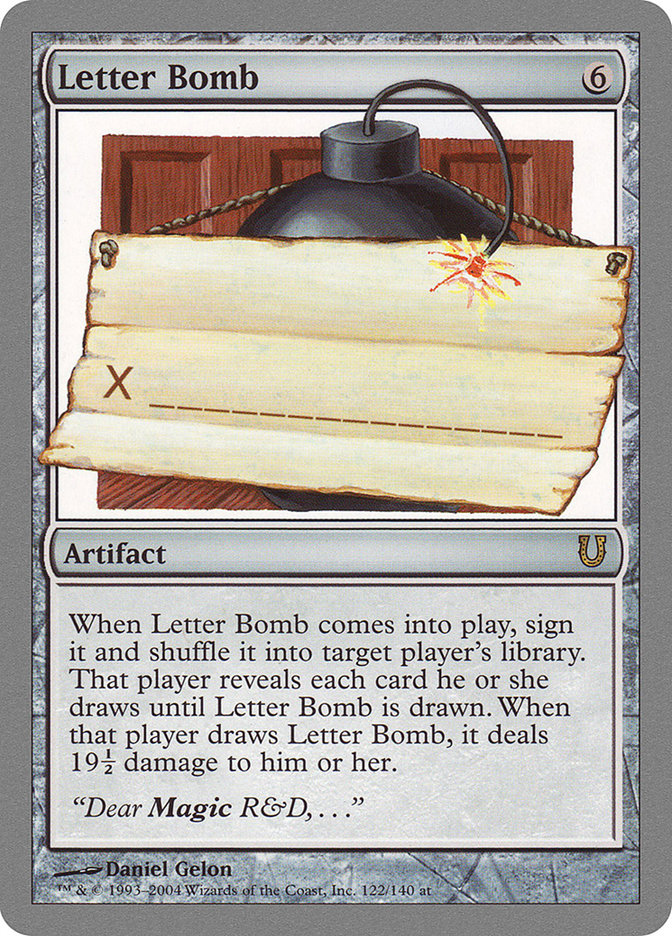 Letter Bomb [Unhinged] | Grognard Games
