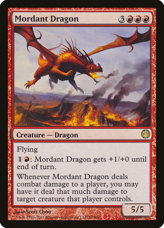 Mordant Dragon [Duel Decks: Knights vs. Dragons] | Grognard Games