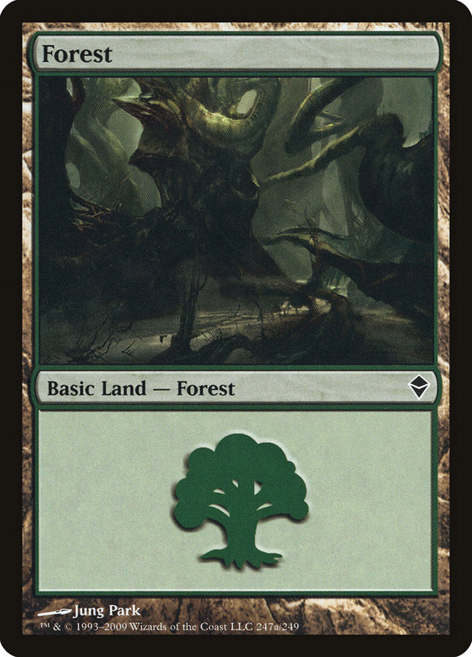 Forest (247a) [Zendikar] | Grognard Games