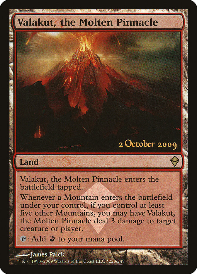 Valakut, the Molten Pinnacle [Zendikar Prerelease Promos] | Grognard Games