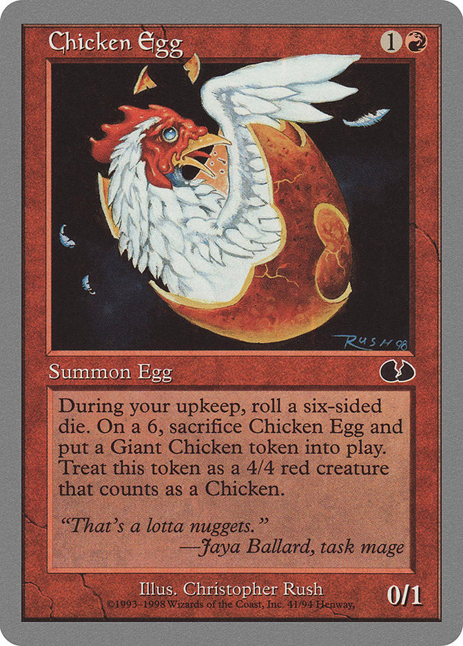 Chicken Egg [Unglued] | Grognard Games