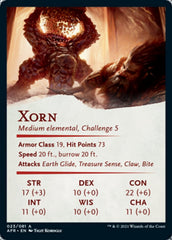 Xorn Art Card [Dungeons & Dragons: Adventures in the Forgotten Realms Art Series] | Grognard Games