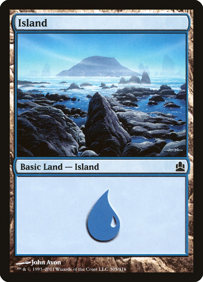 Island (305) [Commander 2011] | Grognard Games