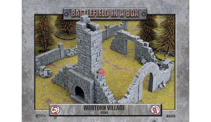 BB575 Wartorn Village - Ruins | Grognard Games