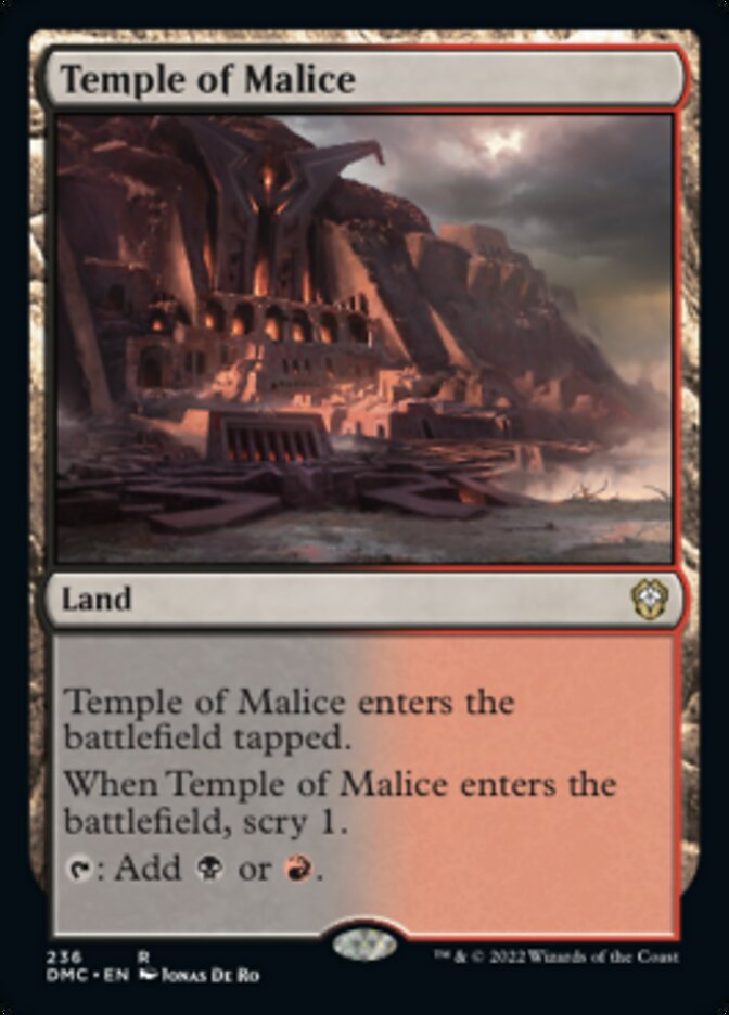 Temple of Malice [Dominaria United Commander] | Grognard Games