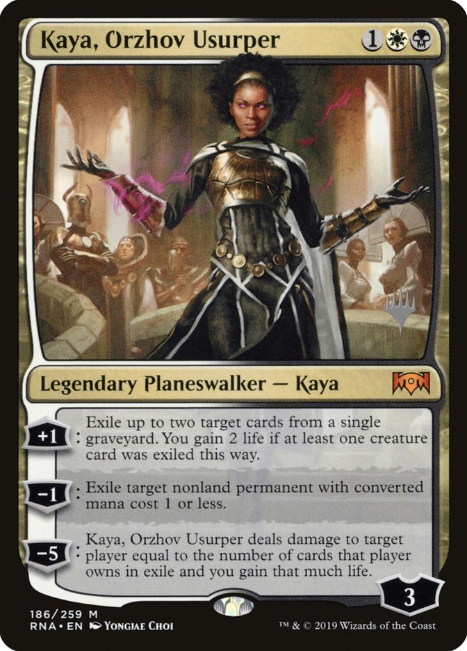 Kaya, Orzhov Usurper (Promo Pack) [Ravnica Allegiance Promos] | Grognard Games