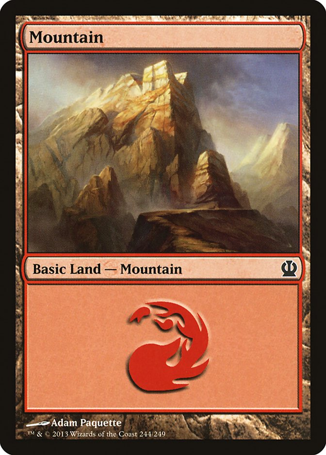 Mountain (244) [Theros] | Grognard Games